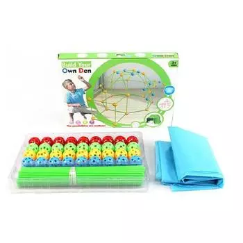 Assembly Bead Diy Tent Set Children Puzzle Toys For Hands On Training Ability