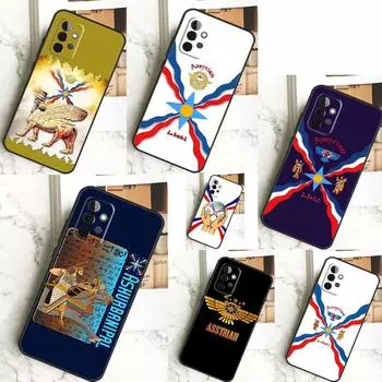 Ассирийский чехол с флагом Ассирии для Samsung Galaxy A54 A34 A14 A15 A35 A55 A52 A32 A12 A51 A71 A33 A23 A13 A53, чехол Samsung A54 5G
