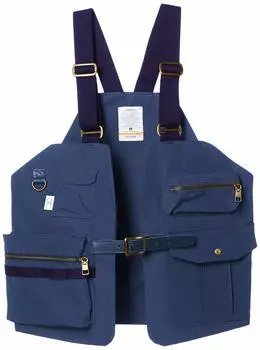 ASSOB 011900 SHRINK NYLON КЕМПИНГОВЫЙ ЖИЛЕТ ТЕМНО-СИНИЙ