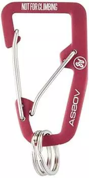 ASSOB Double Carabiner 201700 DOUBLE CARABINER RED