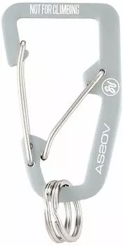 ASSOB Double Carabiner 201700 Gray серый