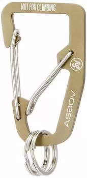 ASSOB Double Carabiner 201700 Khaki