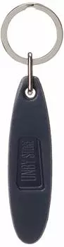ASSOB Leather Surf Key Chain Board Navy Keychain