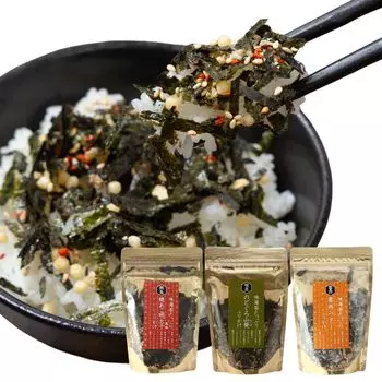 Ассорти из 3 видов Nodoguro Wasabi Furikake Жареный Mentaiko Furikake Морской еж с маслом Furikake 70 г Большой Бытовой Коммерческий Люкс SUMIYOSHI
