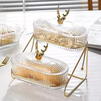 Ассорти из сухофруктов – шикарный поднос для закусок и угощений 2 Tiers