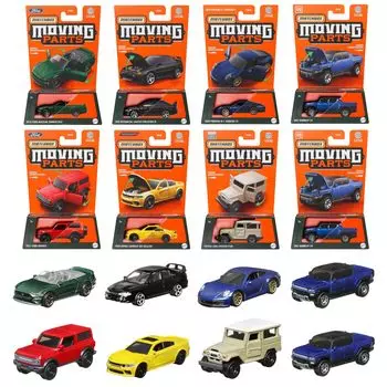 Ассортимент деталей для переезда Matchbox, мини-автомобили, проданные в годах и [8 коробок] [3 вверху] 988J-FWD28