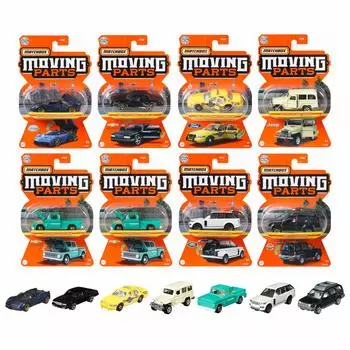 Ассортимент деталей Matchbox Moving K в коробке из 8 штук Mini [Проданные автомобили] 986K-FWD28