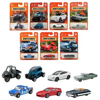 Ассортимент мини-автомобилей Matchbox Basic Car Assortment, проданных в годах и [24 коробки] [3 вверху] 980Q-30782