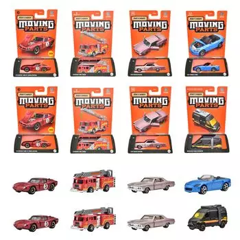 Ассортимент подвижных деталей Matchbox, игрушечные машинки, мини-машинки, 8 машинок, коробка, продается от 3 лет и старше 988N-FWD28