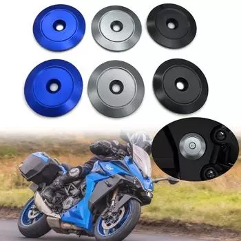 Ассортимент заглушек для скрытого монтажа отверстий для рамы мотоцикла, крышка отверстия для GSXS1000 F чёрный