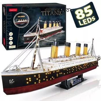 ASSYME Cubic Fan 3D Puzzle Craft Kit Не требуется клей и инструменты Titanic L521h