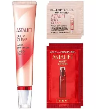 Astalift Aqua Day Serum лимитированный бонус в магазине УФ-сыворотка и основа под макияж прозрачное увлажнение (30 г SPF50+ PA++++) [Официально включено] D-UV