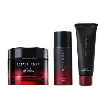 Astalift Men [Set with about 2 weeks worth of mini] Jelly Aquarista (jelly-like beauty serum) about 2 months worth (60g) + Lotion mini about 14 days