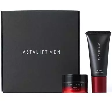 ASTALIFT MEN Simple Care Starter Kit Moist 2 weeks 2 Easy and Authentic Skin Advance Serum Emulsion (Approximately worth, STEP, Care) Jelly-like