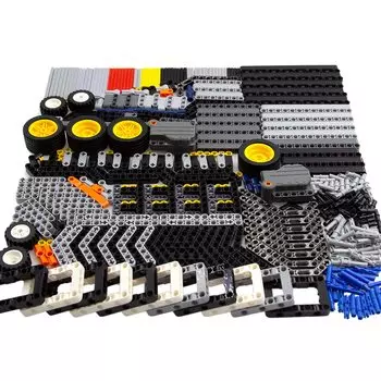 ASTEM 413PCS Plus Technic Parts, сменный штифт оси двигателя с обратным ходом, детали для строительных блоков. Механические детали обычного размера включают в себя и кирпичи Technic,