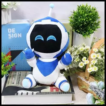Astro Bot Plush Cosmic Robot Game Peripheral Plush Doll Toy 39cm белый