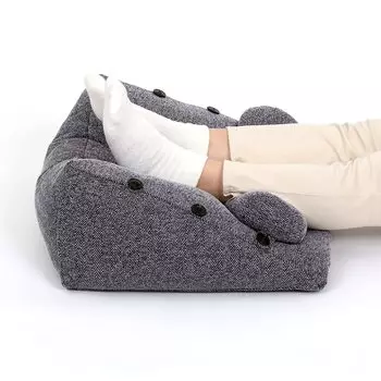 Astro Foot Pillow Footrest Easy foot care just place your feet on it Navy Width 47 x Depth 43 x Height 23 cm Elevating your feet helps prevent and