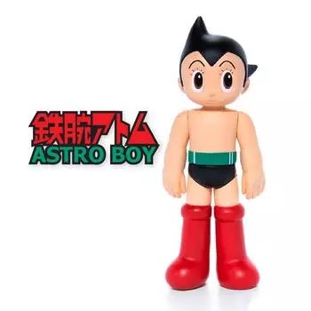 Астробой - Стоя (Закрывание глаз) (135мм) (черный) Кукла Astro Boy Iron Arm Dark Anime Trend Play Hand Toy Decoration жёлтый