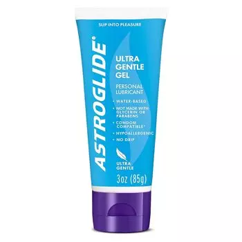 Astroglide Ultra Gentle Gel 3 oz lubricating jelly Hypoallergenic type (85g) Water-soluble