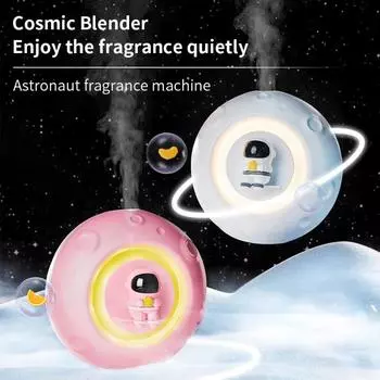 Astronaut Night Light Air Humidifier USB Mist Aromatherapy Water Diffuser With Led Light Astronaut Humidificador Lights 2024 New розовый