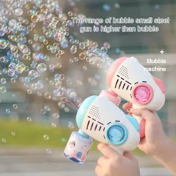 Астронавт электрическая автоматическая световая машина для пузырей пузырьковый пистолет летняя пляжная ванна уличные фэнтезийные игрушки для детей подарок