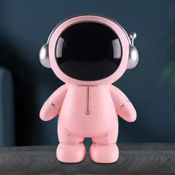 Астронавт Деньги Копилка Экономия Монет Подарок И Домашний Декор розовый