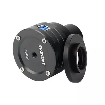 Астрономическая камера SVBONY SV505C, цветная CMOS-камера IMX464, планетарная камера, направляющая камера ST4, направляющее антибликовое покрытие с адаптером, идеально подходящая для планетарных
