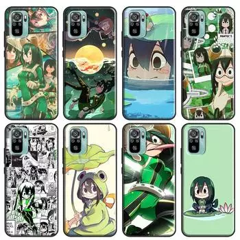 Чехол Asui Tsuyu Boku no My Hero Academia для Xiaomi Redmi Note 10 9 8 Pro 9S 8T, мягкий чехол для Redmi 9 9A 9C 9T 8A K40 Funda Redmi 6