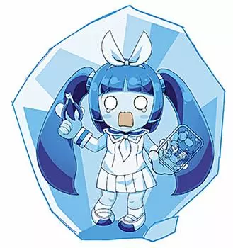 Asuka Model Choto Plastic Model Series Nipako Frozen White 1 piece Plastic Model Ver. (Blue Clear, Clear, each) YWCP-006