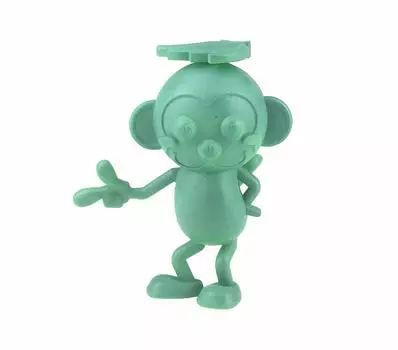 Asuka Model Plastic Monkey Series Plastic Monkey Gadeko Green Plastic Model YW001-G
