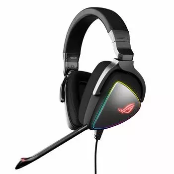 ASUS ESS Мобильная игровая гарнитура RGB ROG DELTA Hi-Res Quad-DAC PS5, ПК, игра,