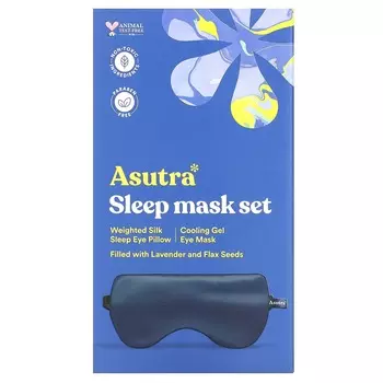 Asutra, sleep mask set, 2 piece set