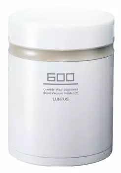 Asvel Thermal Lunch Lantus Stainless Steel Thermal Lunch Jar, White, 600ml, BE, Box, HLB-B600 белый
