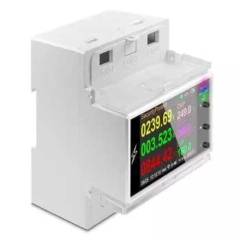 AT4PW 100A Tuya WiFi Din Rail Smart Switch Пульт дистанционного управления Цифровой блок питания