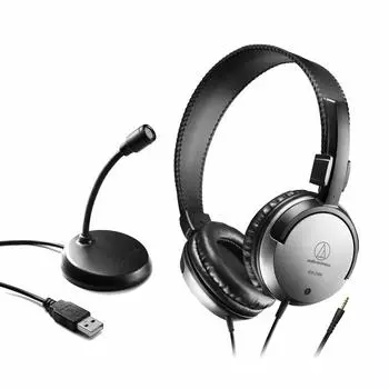 AT9933USB PACK USB микрофон наушники стартовый комплект Work Audio-Technica удаленная работа/дом