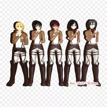 Атака на Титанов Mmd Эрен Йегер клипарт нашивки для одежды большие аниме патчи теплопередача виниловая наклейка железо на переводных картинках для одежды