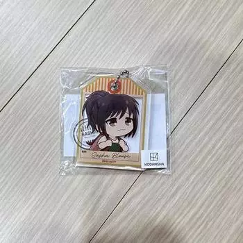 Атака титанов Атака титанов Саша акриловый брелок может значок печенье товары