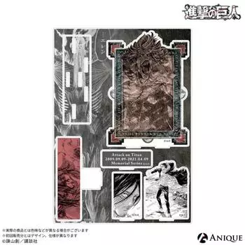 Атака титанов Эрен Девять гигантов диорама запечатанная акриловая подставка