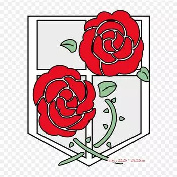 Атака Титанов Эрен Йегер Акерман клипарт нашивки для одежды большие аниме патчи теплопередача виниловая наклейка железо на переводных картинках для одежды