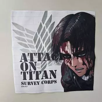 Атака титанов Levi Полотенце для чистки очков