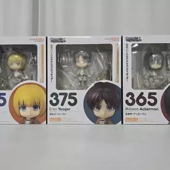 Атака титанов партия нендороидов (Эрен/Микаса/Армин)