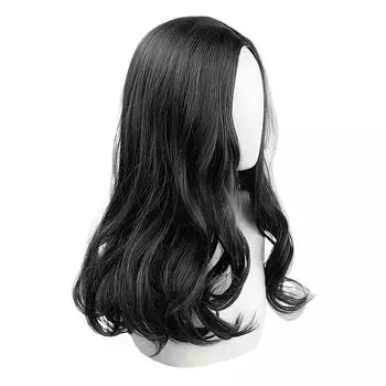 Атака Титанов Пик Фингер Косплей Парики 60 см Длинные Черные Волосы Термостойкие Синтетические Парики Хэллоуин Вечеринка Женский Ролевой Реквизит