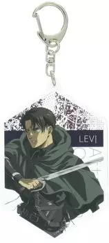 Атака титанов последний сезон акриловый брелок Levi