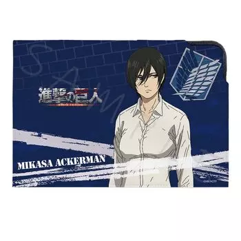 Атака титанов последний сезон H Mikasa кожаный чехол для маски