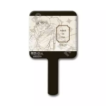 Атака титанов Последний сезон Ручное зеркало Дизайн D [Алюминий] SYNC-ATKTM-D