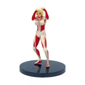 Атака титанов ПВХ фигурка женский титан мультфильм игровой персонаж модель статуэтка фигурка игрушка праздничный подарок креативный сувенир коллекция фанатов [Unof