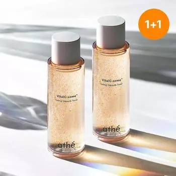 Ate Vital C Jom Toning Capsule Toner_130мл 1+1, корейская косметика