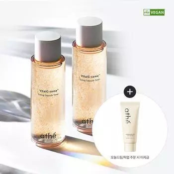 Ate Vital C Jom Toning Capsule Toner_130мл 1+1, косметика корейских знаменитостей