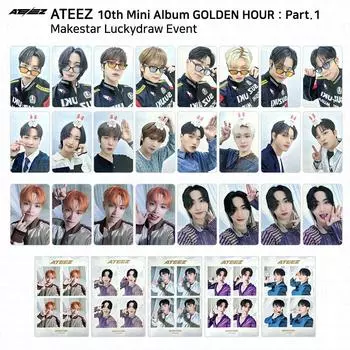 ATEEZ 10-й мини-альбом Golden Hour Part.1. Преимущества фотокарточки Makestar Lucky Draw Jongho - #01