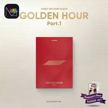 ATEEZ — 10-й мини-альбом GOLDEN HOUR : Часть 1 (ПОКААЛЬБУМ) 1PCS